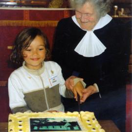 St Hilda's Anglican church 2004; double anniverary; Jake Philips, Margaret Horner.