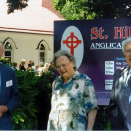 St Hilda's Anglican church 2004; double anniverary; Lane Oliver, Marie Benge, Frank Jeffery