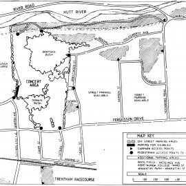 Trentham Memorial Park; arrangements for a concert by Dame Kiri Te Kanawa