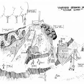 Trentham Memorial Park; fantasy playground proposal 1.