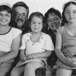 Yuri Geventsey, New Zealand Symphony Orchestra Violinist, and family.