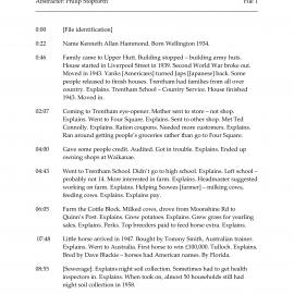 Ken Hammond oral history interview abstract