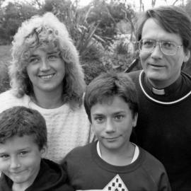 St Mary's Anglican Church, Silverstream; Rev. Tim Delaney and family, from Canada.