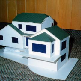 House sale; model used in advertisement by Selig Real Estate.