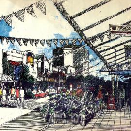Town-centre revitalisation; Main Street, looking west from between Geange and Princes streets.