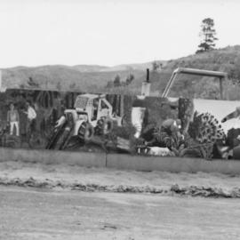 Heretaunga College; mural for Parapine Horticultural Products at Silverstream landfill.