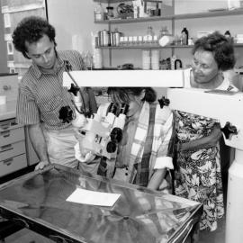 Scaife family and Malaghan Research institute operating microscope