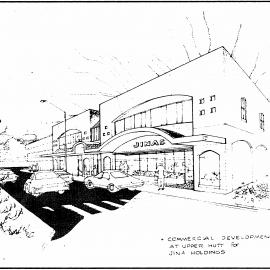 Geange Street; No.  7; Jina's World of Fresh Produce; proposed new buildings.