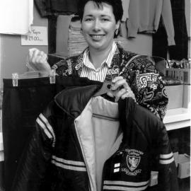 Heretaunga College uniform shop; Mrs Kathy Loveday.