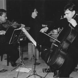 Sam Konise and the Turnovsky Trio; Eugene Ablescu, piano; Christopher Kane, cello.