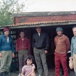 Ōrongomai marae 1974 (?) ; first meeting, on site,(?)