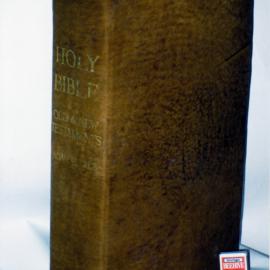 Book restoration by Bill Tito; two extremes