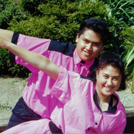 Rock 'n Roll; South Pacific adult open pairs champions; brother and sister Seymour (18) and Amiria (15) Harawira.