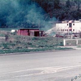Ōrongomai Marae 1975 photo 6; site seen from the north-west.