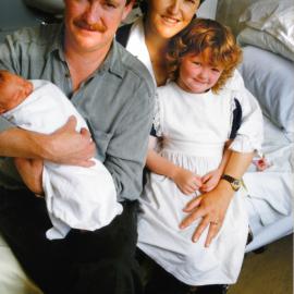Peter and Anna McCardle, with Elisabeth, 3, and Emma Louise