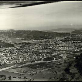Aerial view 1962 approx, looking south-west