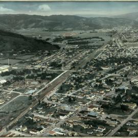 Aerial view 1956, looking south-west