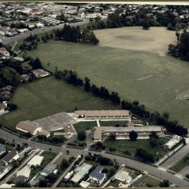 Brentwood School; aerial colour photo