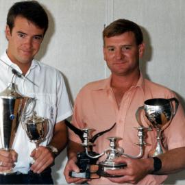 Gliding; national champions Ben Flewett (club class), Tony van Dyk (standard class).