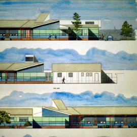 Heretaunga College buildings; elevations of buildings to replace those destroyed November 1994.