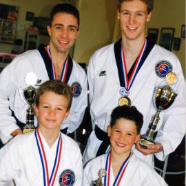 Tae Kwon Do; four national champiions from Upper Hutt.