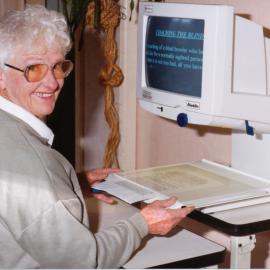 Braille week; collector Lorraine Dalley