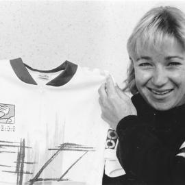 Jacqui Nelson, cyclist, back from France and Olympics.