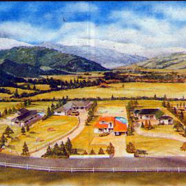 Emerald Plateau subdivision; 'Artist impression of future'.