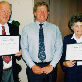 Civic awards 1995; Cosmopolitan Club and the late Doug Ormrod.