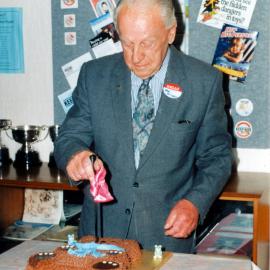 Plunket House opening; oldest living Plunket baby Fred 'Mac' McCluskey, 91, from Khandallah.