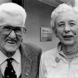 Ted Menzies and Nan Marsh; St John Ambulance stalwarts