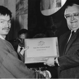 Bombay Bicycle Bar & Restaurant, 226 Main Street; owner Mark Collins receives Taste New Zealand award
