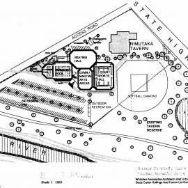 Rimutaka Community Sports Trust; proposed sports centre; site plan