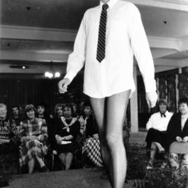 Golder Homestead Museum Society fund-raising fashion parade; Ingrid Carlton.