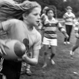 New Image Rugby; Laura Jones, 10, Totara Park School, playing against Oxford Crescent School