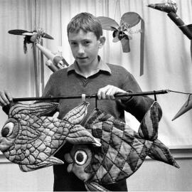 Community gallery; exhibit of work by Fergusson and Maidstone Intermediate schools