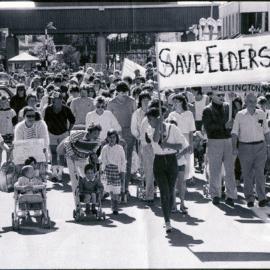 Demonstration to save Elderslea Maternity Hospital 1989