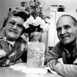 Vi(olet) and Wally Mansfield, married 50 years; eastenders who migrated in 1972, to join a son.