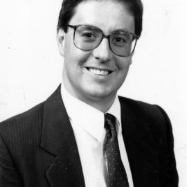 Hazelwoods; image of Michael Gibbs, used around 1990.