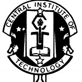 Central Institute of Technology; logo used in advertising in 1985