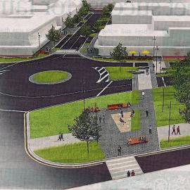 Traffic management 2016; revised pedestrian access to Princes Street from the railway station.