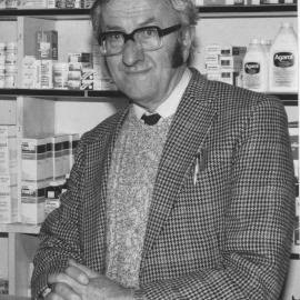 Pharmacist John Simcock retires.