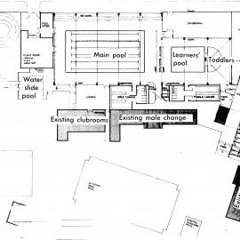 Maidstone Pool; proposal for enclosure and additions