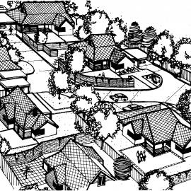Housing development, 1984; Barton Mews, 404-406 Fergusson Drive.