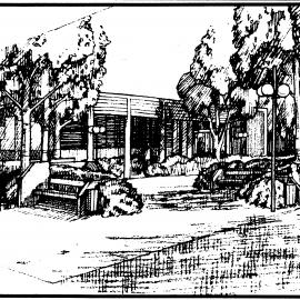 Main Street, south side; No. 82; courthouse grounds; planting proposal.