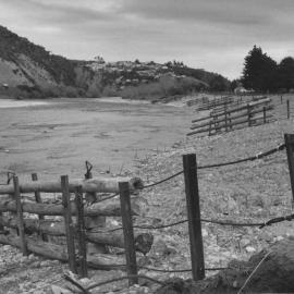 Te Awa Kairangi / Hutt River erosion protection; groynes and debris fences by Manor Park golf club.