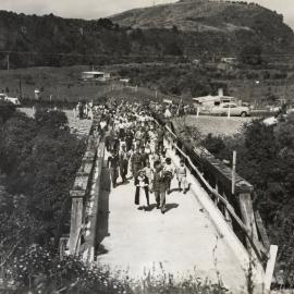 Gillespies Road and Emerald Hill, seen from Bridge Road.
