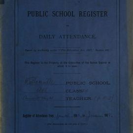 Wallaceville School Attendance Register, January - June 1908
