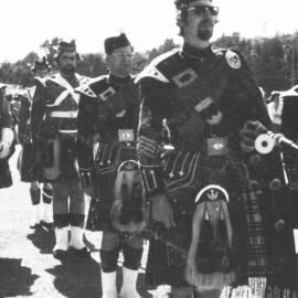 Christmas Parade 1977; pipe band 2