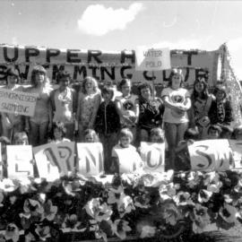 Christmas parade 1977; swimming club 2